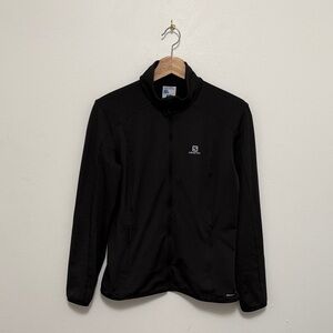 Salomon Black Full Zip Jacket